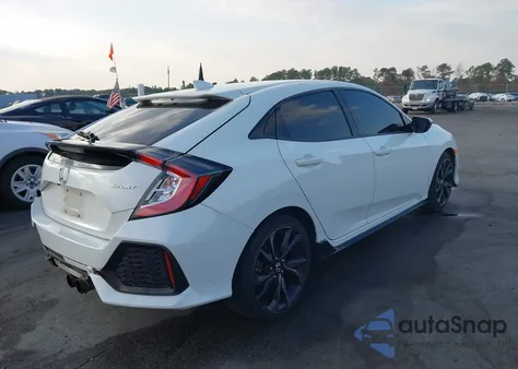 2018 Honda Civic Sport из США, поврежденный, VIN SHHFK7H47JU224260